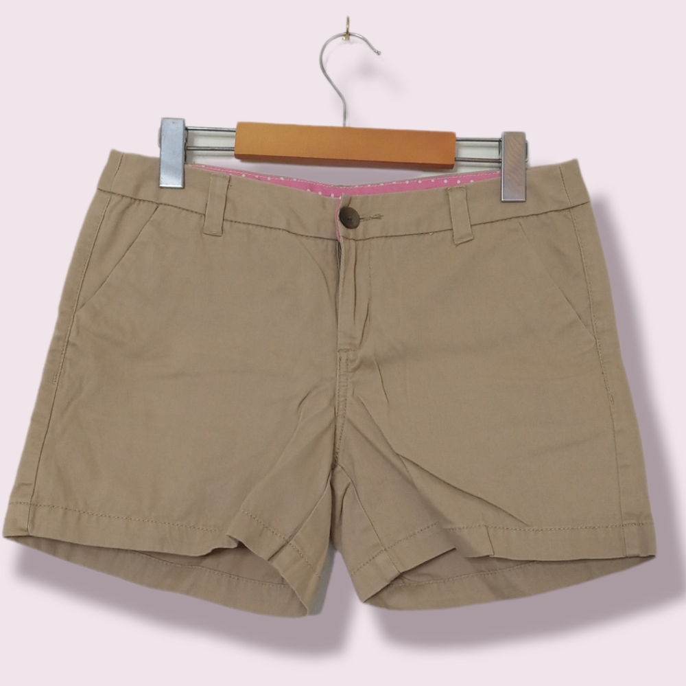 Tan 100% Cotton Merona Shorts Sz 4